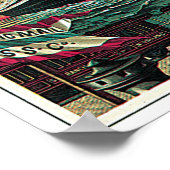 Vintage Weltreise und Reise Poster (Ecke)