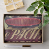 Vintage-Werbe-Seidenpapier Seidenpapier (Geschenk)
