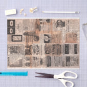 Vintage Werbeaktion Seidenpapier (Handwerk)