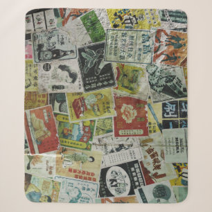 Vintage-Werbebildwand in Hongkong. Sherpadecke