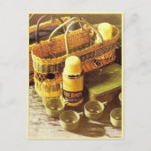 Vintage Werbeflasche Postkarte (Vorderseite)