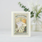 Vintage Werbekunst: Niederländische Zeitung Postkarte (Stehend Vorderseite)