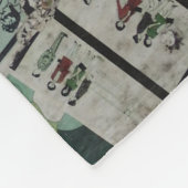 Vintage Werbemauer in Hongkong. Fleecedecke (Ecke)