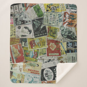 Vintage Werbemauer in Hongkong. Sherpadecke