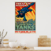 Vintage Werbeplakat Poster (Küche)