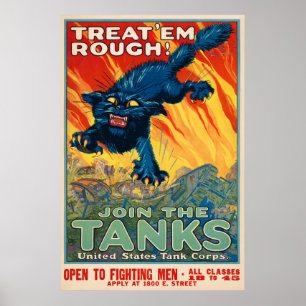 Vintage-Werbeplakat Poster