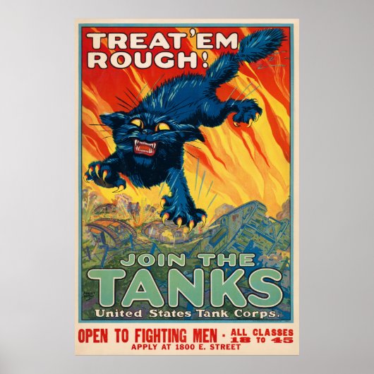 Vintage-Werbeplakat Poster (Vorne)