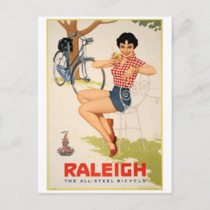 Vintage-Werbeplakat-Postkarte Postkarte