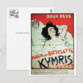 Vintage-Werbeplakat-Postkarte Postkarte (Vorne/Hinten)