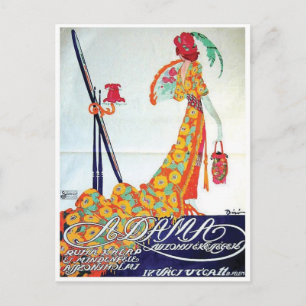Vintage-Werbeplakat-Postkarte Postkarte