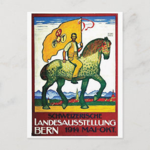 Vintage-Werbeplakat-Postkarte Postkarte