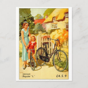 Vintage-Werbeplakat-Postkarte Postkarte