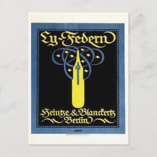 Vintage-Werbeplakat-Postkarte Postkarte