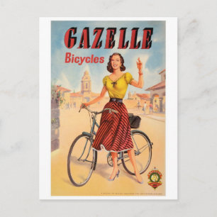 Vintage-Werbeplakat-Postkarte Postkarte