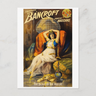 Vintage-Werbeplakat-Postkarte Postkarte