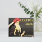 Vintage-Werbeplakat-Postkarte Postkarte (Stehend Vorderseite)