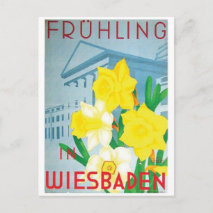Vintage-Werbeplakat-Postkarte Postkarte