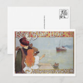 Vintage-Werbeplakat-Postkarte Postkarte (Vorne/Hinten)