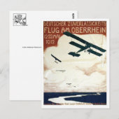 Vintage-Werbeplakat-Postkarte Postkarte (Vorne/Hinten)