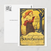 Vintage-Werbeplakat-Postkarte Postkarte (Vorne/Hinten)