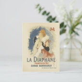 Vintage-Werbeplakat-Postkarte Postkarte (Stehend Vorderseite)
