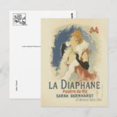 Vintage-Werbeplakat-Postkarte Postkarte (Vorne/Hinten)