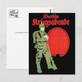 Vintage-Werbeplakat-Postkarte Postkarte (Vorne/Hinten)