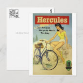 Vintage-Werbeplakat-Postkarte Postkarte (Vorne/Hinten)