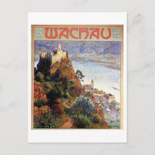 Vintage-Werbeplakat-Postkarte Postkarte (Vorderseite)