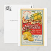Vintage-Werbeplakat-Postkarte Postkarte (Vorne/Hinten)