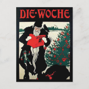 Vintage-Werbeplakat-Postkarte Postkarte