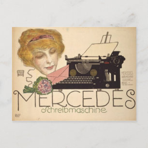 Vintage-Werbeplakat-Postkarte Postkarte