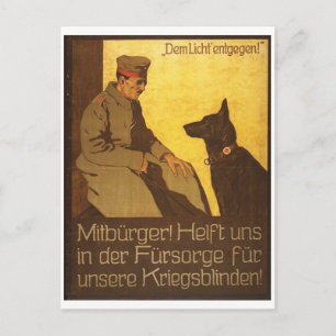 Vintage-Werbeplakat-Postkarte Postkarte