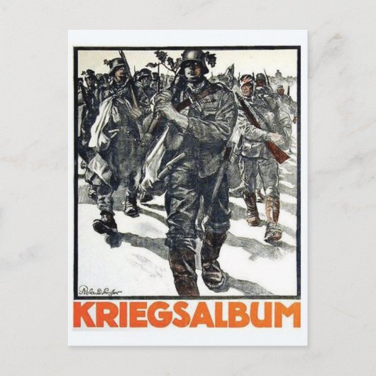Vintage-Werbeplakat-Postkarte Postkarte (Vorderseite)
