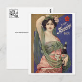 Vintage-Werbeplakat-Postkarte Postkarte (Vorne/Hinten)