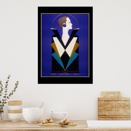 Vintage Werbeplakatwerbung Poster (Küche)