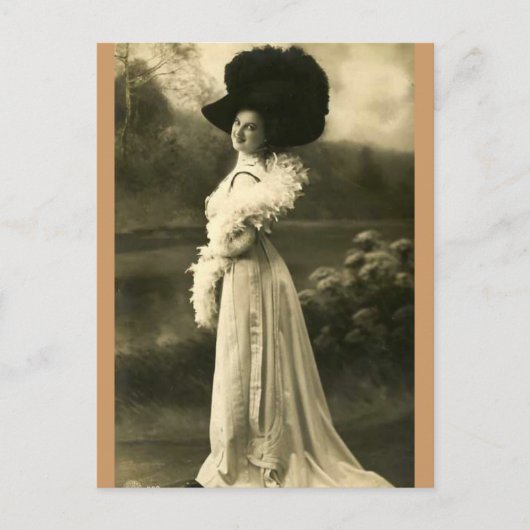 Vintage-Werbepostkarte Postkarte (Vorderseite)