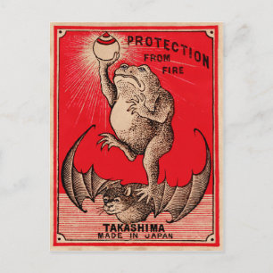 Vintage-Werbepostkarte Postkarte