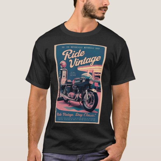 Vintage Werberückgabe T-Shirt (Vorderseite)