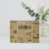 Vintage Werbespielzeug Postkarte (Stehend Vorderseite)