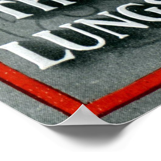 Vintage Werbewinkel Poster (Ecke)