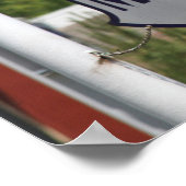 Vintage Werbezeichen für Benzin Poster (Ecke)