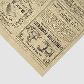 Vintage Werbezeitenwerbung Seidenpapier (Ausschnitt)