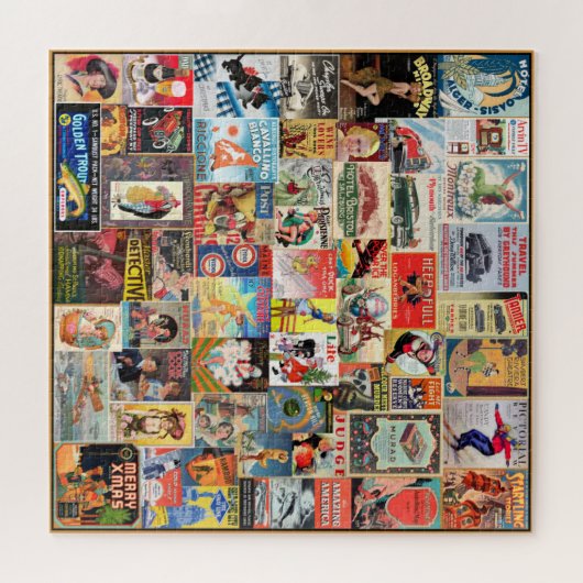 VINTAGE WERBSKOLLAGE, VERPACKT! PUZZLE (Horizontal)