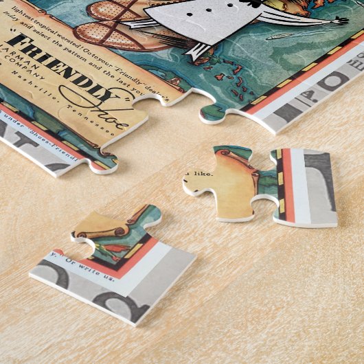 VINTAGE WERBSKOLLAGE, VERPACKT! PUZZLE (Seite)