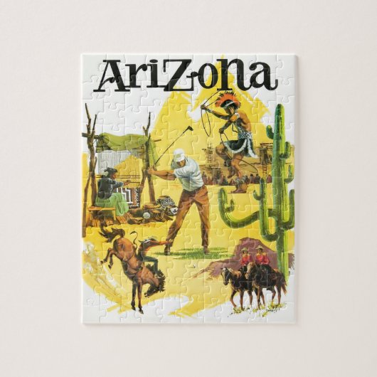 Vintage Werbung Arizonas Puzzle (Vertikal)