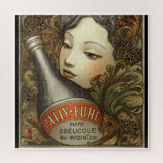 VINTAGE-WERBUNG AUS BUXEMBOURG. PUZZLE