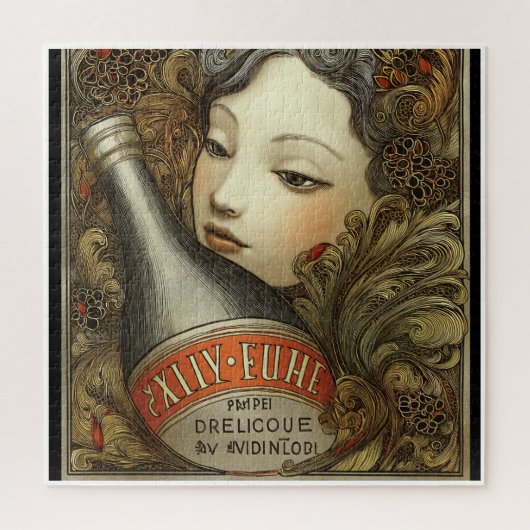 VINTAGE-WERBUNG AUS BUXEMBOURG. PUZZLE (Vertikal)