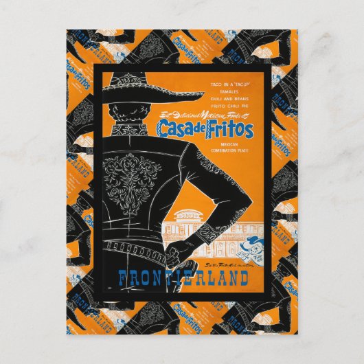 Vintage Werbung, Casa de Fritos Postkarte (Vorderseite)