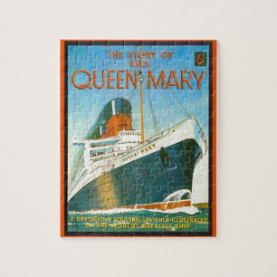 Vintage Werbung, Effektivwert-Königin Mary Puzzle